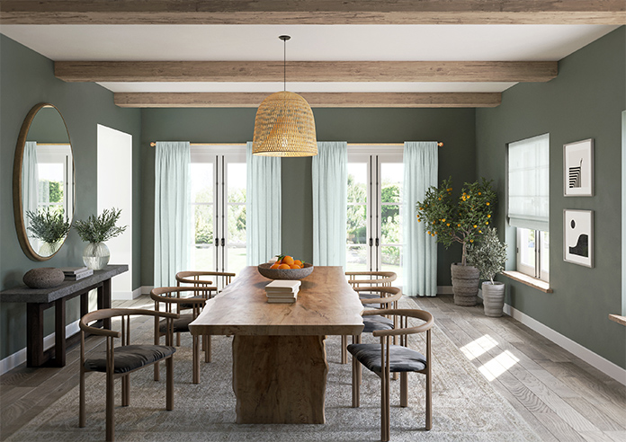 Livorno Voile, Pale Duck Egg - Made to Measure Curtains - Image 15